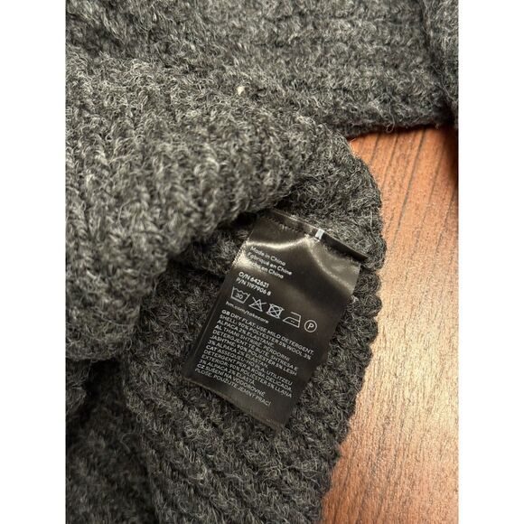 Dark Gray Rib-knit Cardigan - Picture 6 of 6